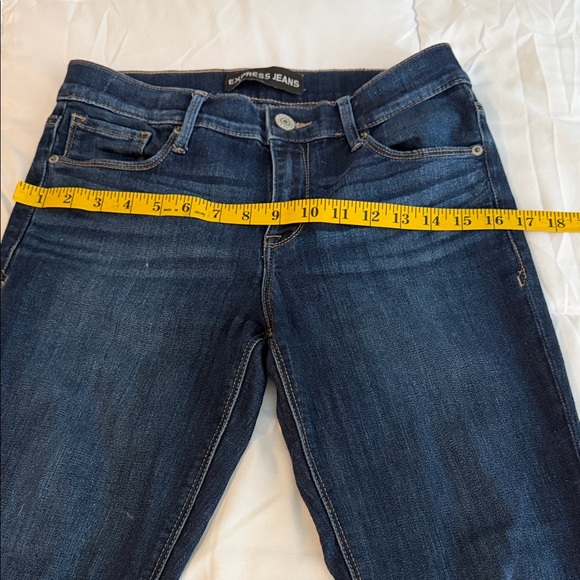 Express Dark Blue Women's Boot Cut Jeans - Picture 5 of 6